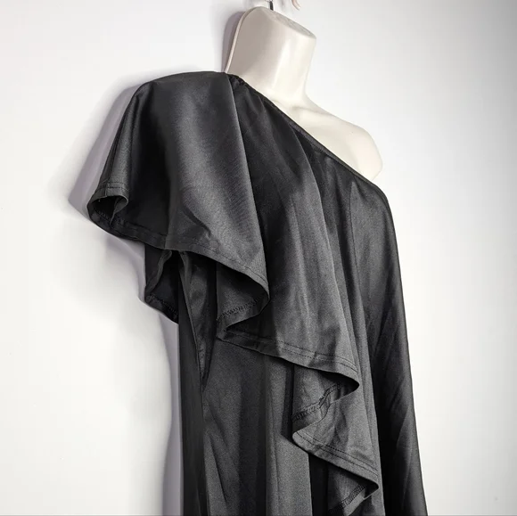 One Arm Off The Shoulder Jumpsuit - Picture 4 of 6